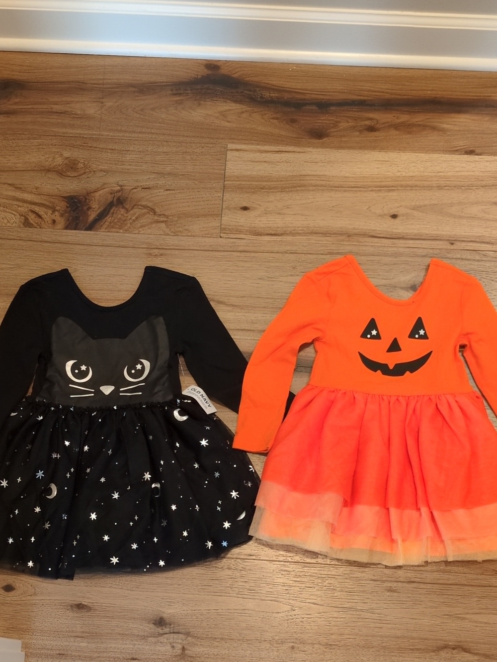 Old Navy Girls Halloween Tutu Dress Bundle 3T Cat Pumpkin NWT NWOT